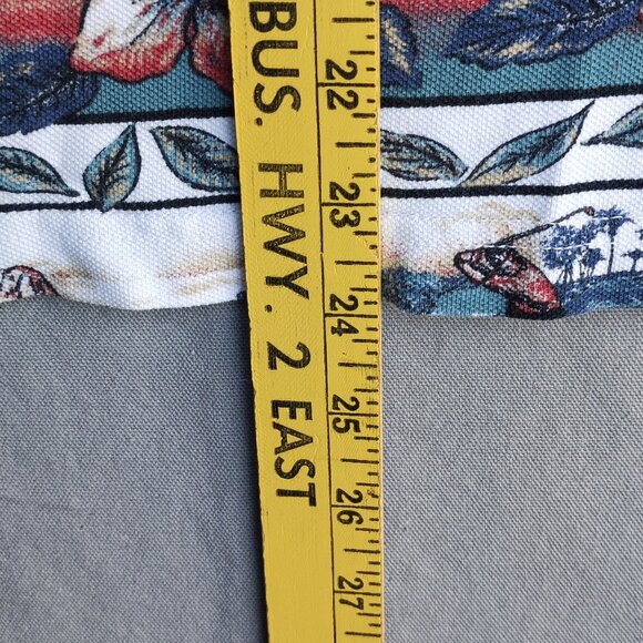 Munsingwear Classic Golf Polo Shirt men'a size L Floral and Golf Theme  Pattern - Picture 9 of 9